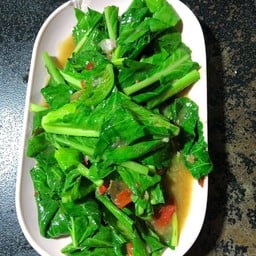 คะน้าไฟแดง(กับข้าว)
