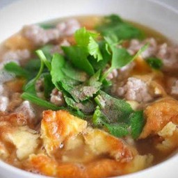 ต้มจืด ไข่น้ำหมูสับ