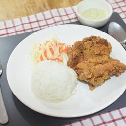 ข้าวไก่ทอดซอสวาซาบิ  ไซส์ M