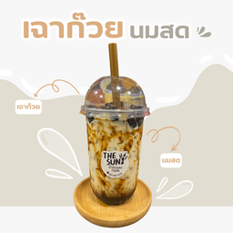 เฉาก๊วยนมสด