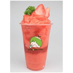 Kokonattsu นครปฐม น้ำมะพร้าวน้ำหอมสดปั่น สูตรนมสดฮอกไกโด (ซอยเกษตรสิน)
