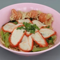 บะหมี่เกี๊ยวหมูแดงแห้ง