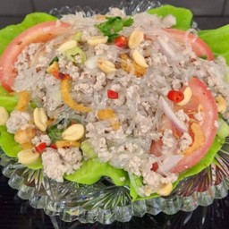 ยำวุ้นเส้นหมูสับ
