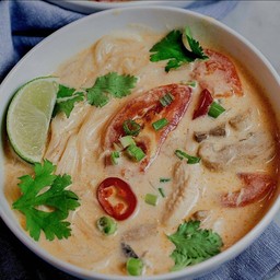 Tom Kha Gai - Hot & Sour Coconut Chicken Soup