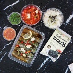 กั้ง+แซลม่อน ดองซีอิ้วเกาหลี #เซท