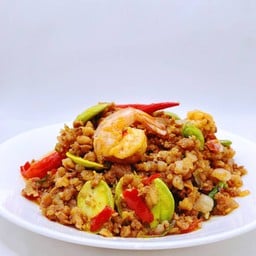 หมูสับผัดกะปิใส่สะตอ