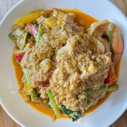 กุ้งผัดผงกระหรึ่   (กับข้าว)