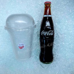 น้ำโค้ก + แก้วน้ำแข็ง