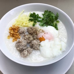 โจ๊ก+ไข่ลวก