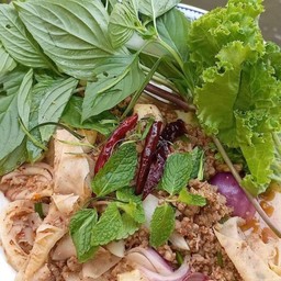 ลาบเนื้อ+สไบนาง (สูตรอีสาน)