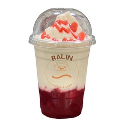 สตอเบอรี่นมสดปั่น