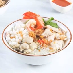 ข้าวต้มปลาเก๋ารวมมิตร+หอย