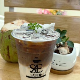 ลาเต้มะพร้าวน้ำหอม