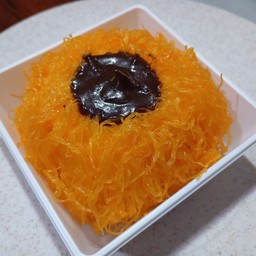 เค้กฝอยทองช็อกโกแลตลาวา มินิมอล