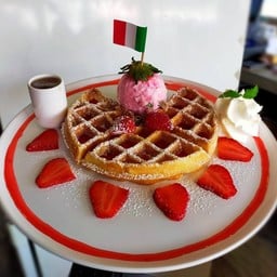 วาฟเฟิลสตรอเบอร์รี่