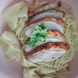 บะหมี่เกี้ยวแห้งเป็ด