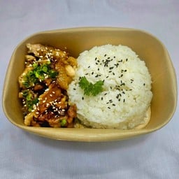 [อร่อยซ่ากับโค้ก] ข้าวไก่เทอริยากิ +  โค้ก ไม่มีน้ำตาล (กระป๋อง) 