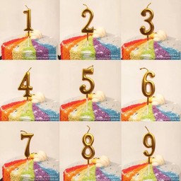 เทียนตัวเลข 0-9 ราคาตัวละ โปรดระบุ