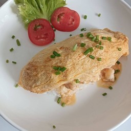 ข้าวไข่ข้นกุ้งสด