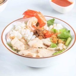 ข้าวต้มปลากระพงรวมมิตร