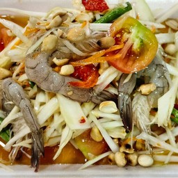ตำไทยกุ้งสด