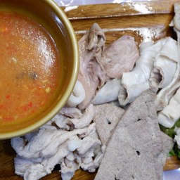 ลวกจิ้ม หมูเครื่องในหมู