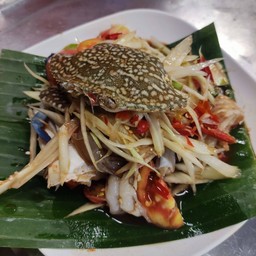 ตำปูม้า + กุ้งสด
