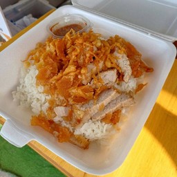 ข้าวหมูทอด