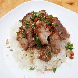 ข้าวเนื้อล้วนคั่วเกลือ พิเศษ