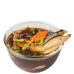 หัวปลาแซลมอนต้มซีอิ้ว