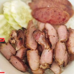 ข้าวหมูแดงรมควัน