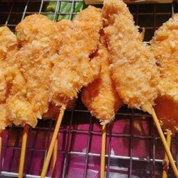 ทอดมันกุ้ง ท้ายบ้าน ท้ายบ้าน