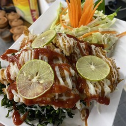 ไก่ทอดซอสครีมมะนาว