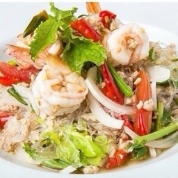 ยำวุ้นเส้นทะเล