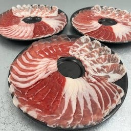 เนื้อสไลด์โคขุนบังโม ฮาลาล เนื้อโคขุนจากฟาร์มบังโม สาขา  2 คลองลำเจียก 15 เกษตร-นวมินทร์