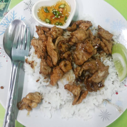 หมูหวานราดข้าว