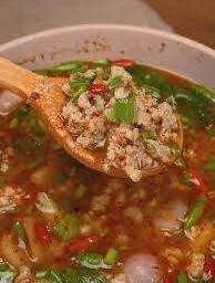 ต้มแซ่บหมูสับ