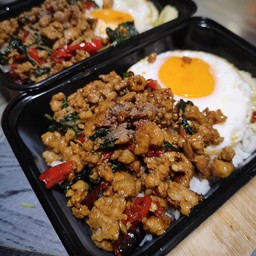 ข้าวกระเพราหมูสับ