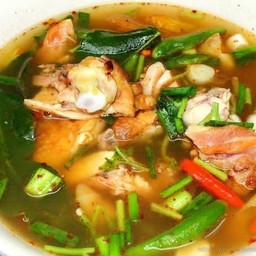 ต้มแซ่บไก่ย่าง