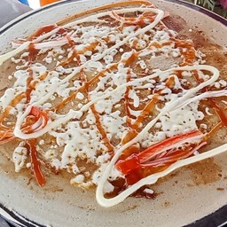 เครป พริกเผา+ชีส+ปูอัด