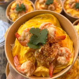 ข้าวไข่ข้นกุ้ง
