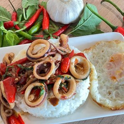 Squid Basil (With Rice)