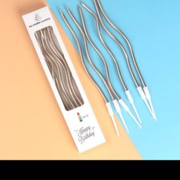 801 เทียนเกลียว สีแชมเปญ