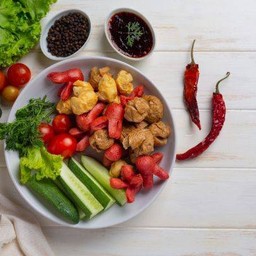 ลูกชิ้นทอดรวม