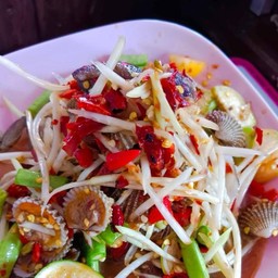 ตำหอยแครง