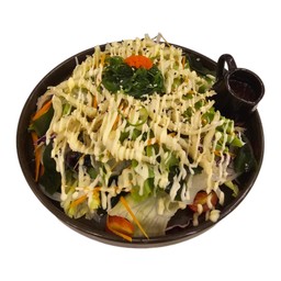 สลัดปลาเงินทอดกรอบ