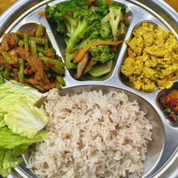 ข้าวราด3อย่าง