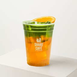 น้ำส้มมัทฉะ