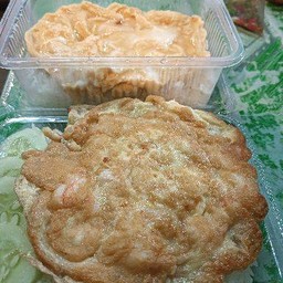 ข้าวไข่เจียวกุ้งสับ