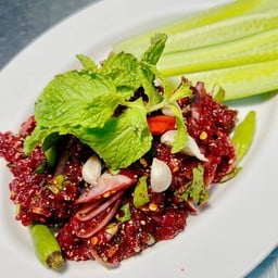 ก้อยเนื้อดิบ(ขม)